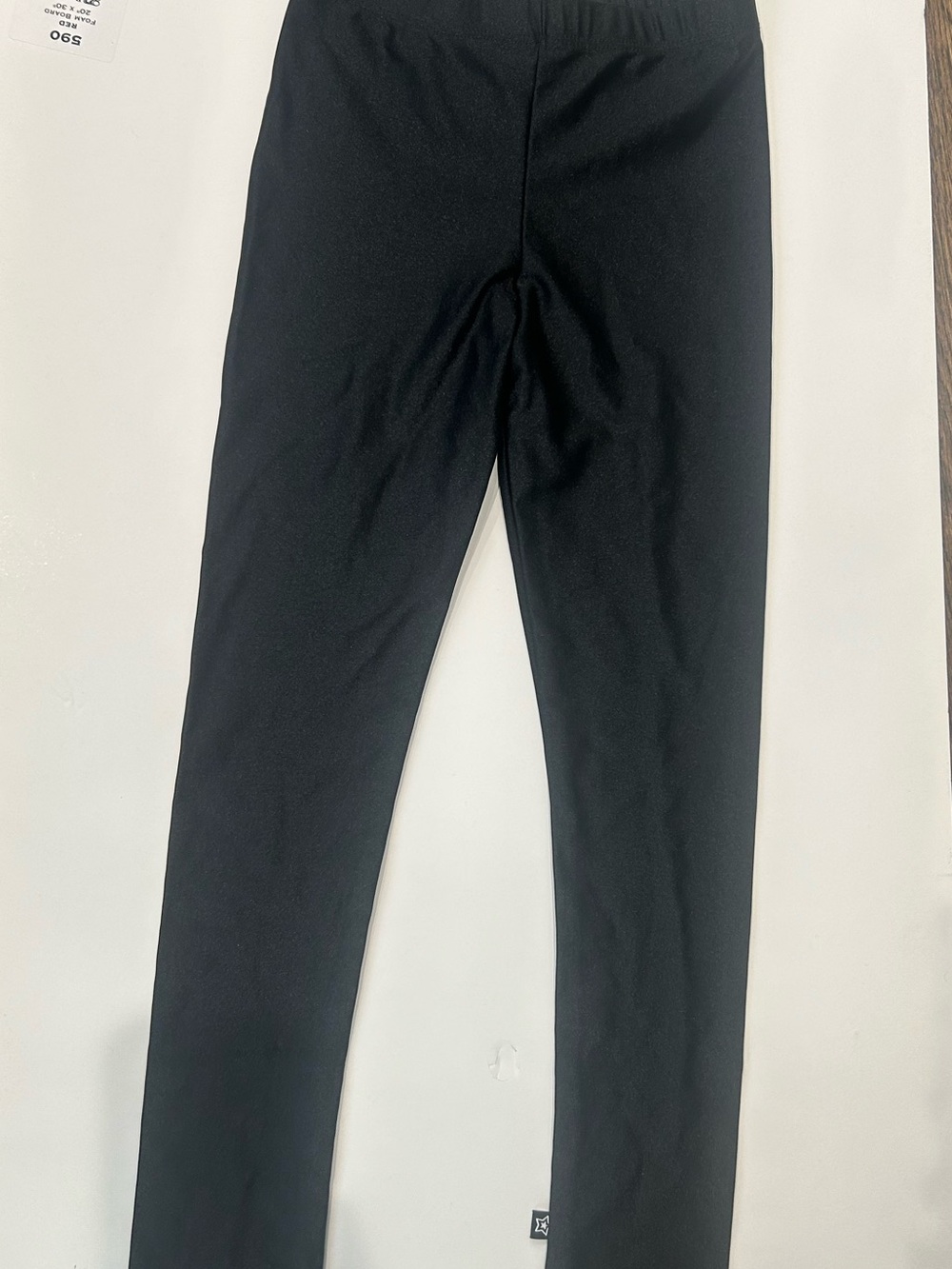 Pixielane Size 7, High Shine Black Stretch Leggings